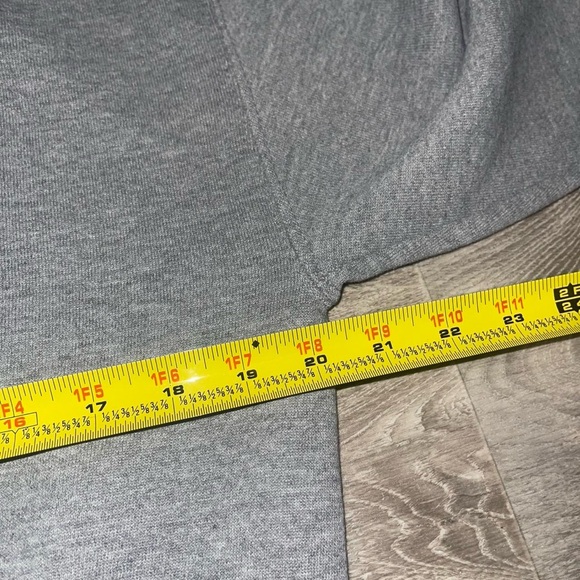 Vintage 90s Grey Russell Athletic Blank Hoodie - Picture 4 of 5